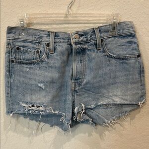Distressed Denim Women's Shorts